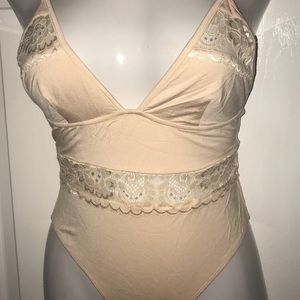 Nude one piece
